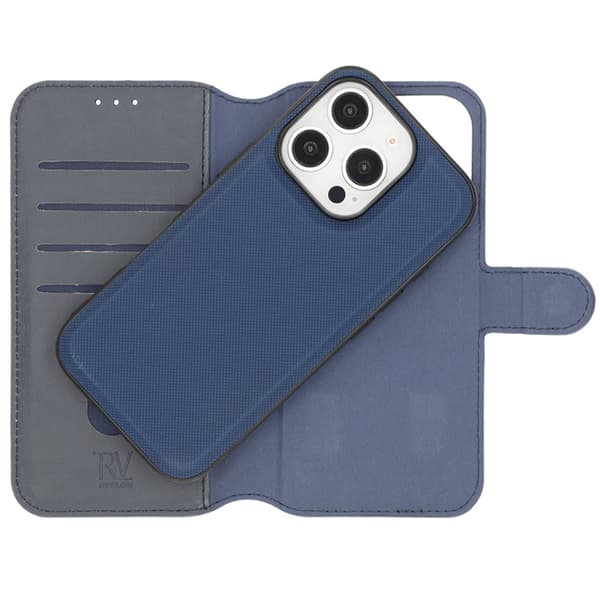 RV Magnetic Wallet Case iPhone 16 Pro Max Abssy Blue Blå