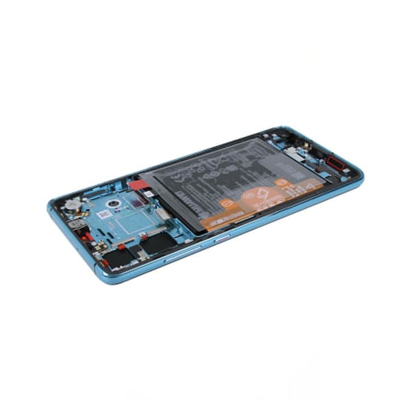Huawei P30 (New Version) Skärm med LCD Display och Batteri Or... Blå