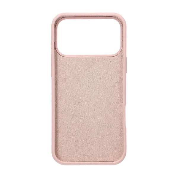 Mobilskal Mjukt Silikon för iPhone 17 Pro Max - Sandrosa Sand Rosa