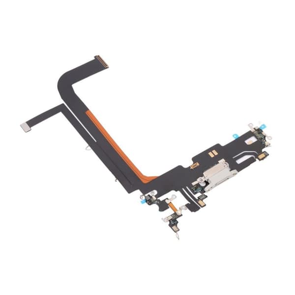iPhone 13 Pro Max Laddkontakt med Flexkabel Original - Vit Vit