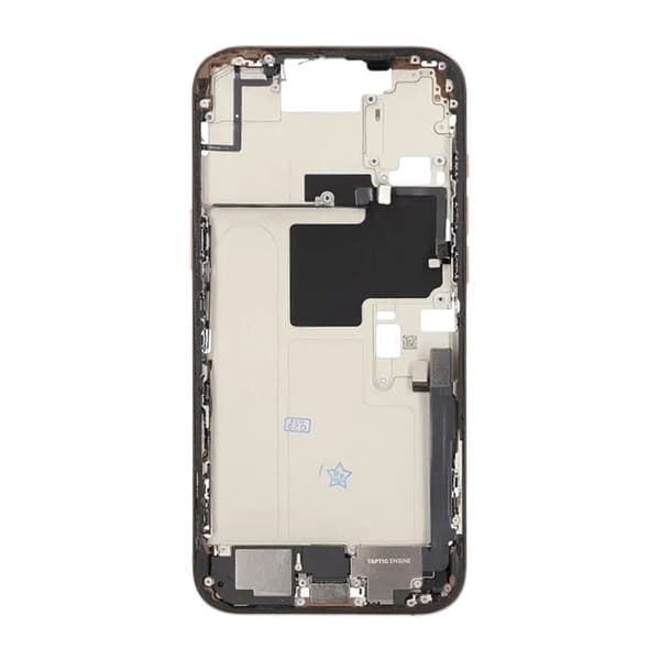 Mittenram med smådelar för iPhone 16 Pro Max - Sandfärgad Tit...