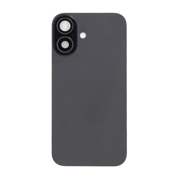 iPhone 16 Baksida Glas - Svart Svart