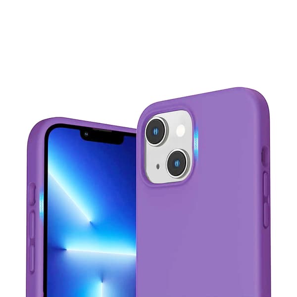 iPhone 14 Silicone Case Rvelon - Purple Lila