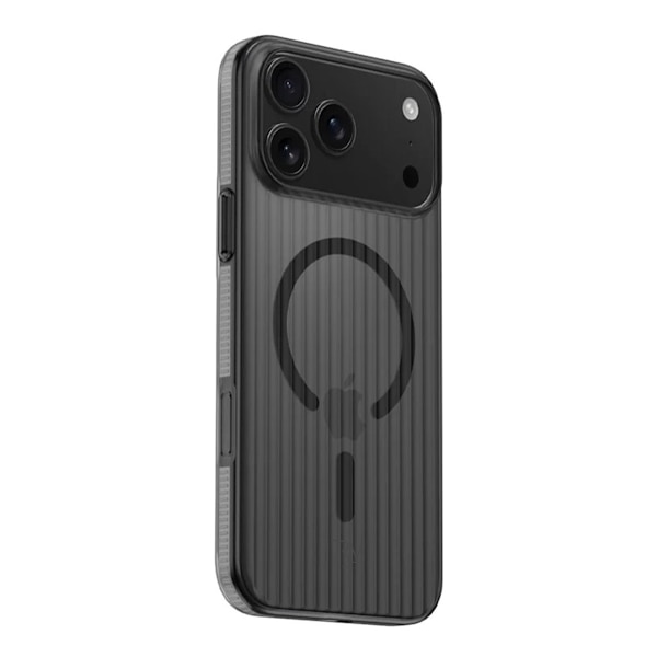 iPhone 17 Pro Case Corrugated with Magsafe Rvelon - Gray Grå