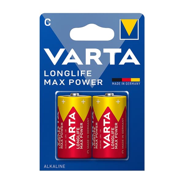 Varta Longlife Max Power Batteri C / LR14 C 2-pack