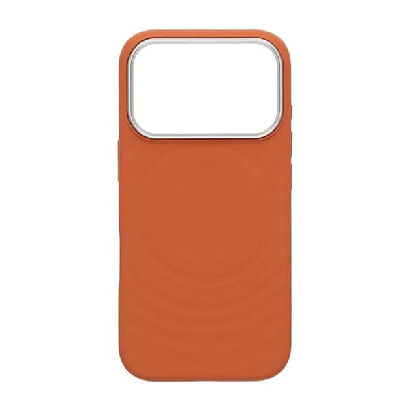 Mobilskal Silikon med Magsafe för iPhone 17 Pro - Orange Orange