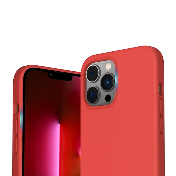 iPhone 12/12 Pro Silikonskal Rvelon - Rosa Röd