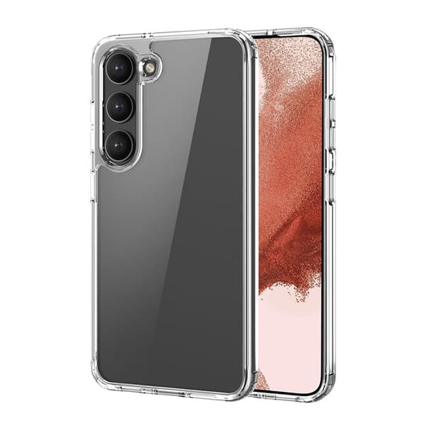 RV Shockproof Case Silicone Transparent For Galaxy S23 Plus Transparent