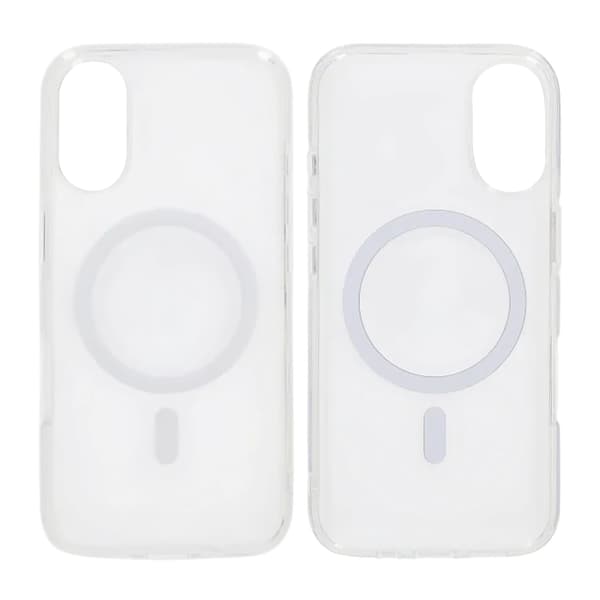 TPU Mobile Case with Magsafe for iPhone 17 - Transparent White Transparent