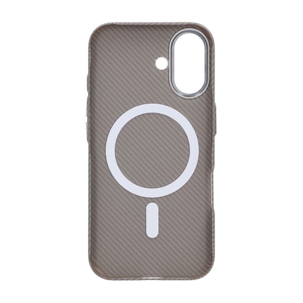 iPhone 16 Carbon Case - Grey Grå