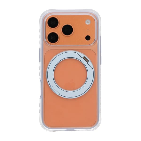 Matt Mobilskal med ringstativ för iPhone 17 Pro och 18 Pro - Blå Blå