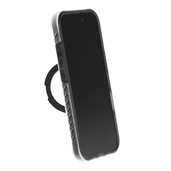 Matt Mobilskal med ringstativ för iPhone 17 - Svart Svart