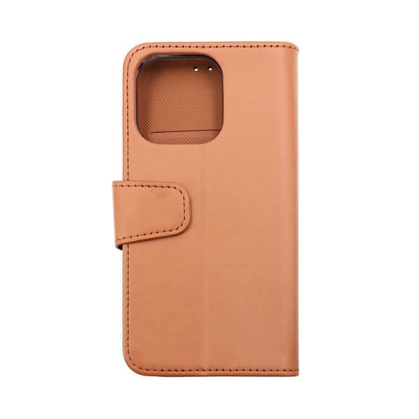 iPhone 14 Pro Plånboksfodral Extra Kortfack Rvelon - Brun Brun