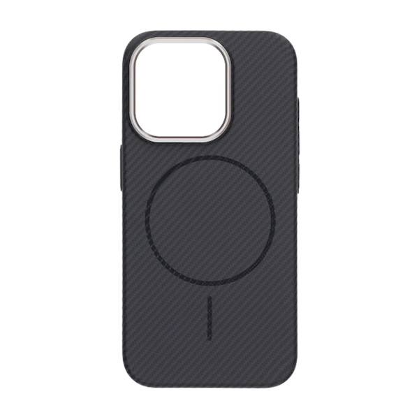 iPhone 15 Pro Carbon Case - Black Svart