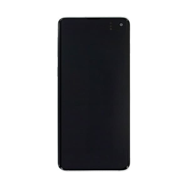 Samsung Galaxy S10 Skärm med LCD Display Original - Vit Vit