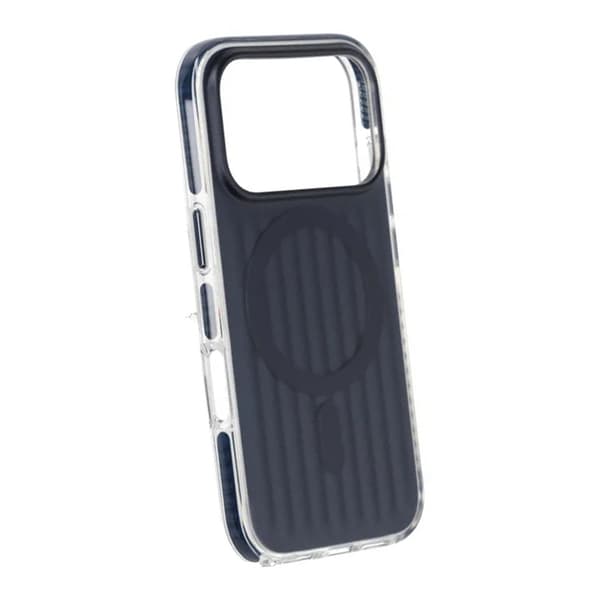 Corrugated Magsafe Mobile Case for iPhone 17 Pro - Dark Blue Dark Blue