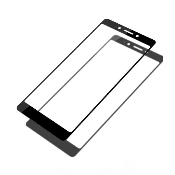 Screen Protector Sony Xperia L3 - Tempered Glass Black Svart