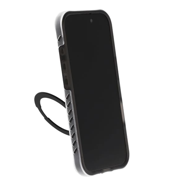 Armor Matte Frosted Magnetic Case with 360° Rotatable Kickstand - iPhone 16 Pro Max Black
