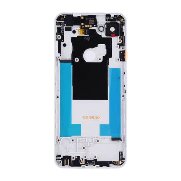 Google Pixel 3A Baksida/Komplett Ram OEM - Vit Vit