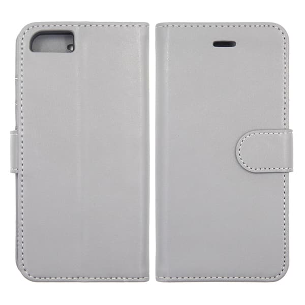 iPhone 6/6S Plånboksfodral Magnet Läder med Stativ - Grå Grå