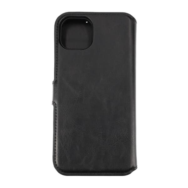iPhone 15 Plus Wallet Case Magnet Rvelon - Black Svart