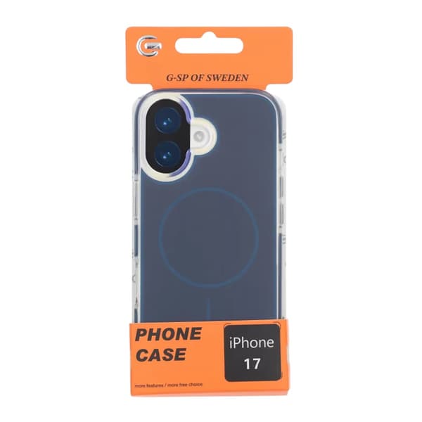 Mobile Case TPU Bumper with Magsafe for iPhone 17 - Blue Blå
