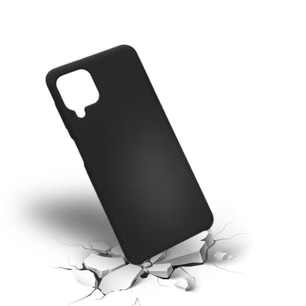 Samsung A22 4G Silicone Case - Black Svart