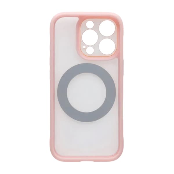 Skal med Roterbart MagSafe-Stativ för iPhone 16 Pro - Rosa Rosa