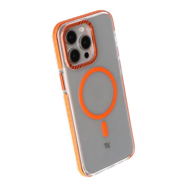 iPhone 15 Pro Rvelon Mobile Case Magnet Reinforced - Orange Orange