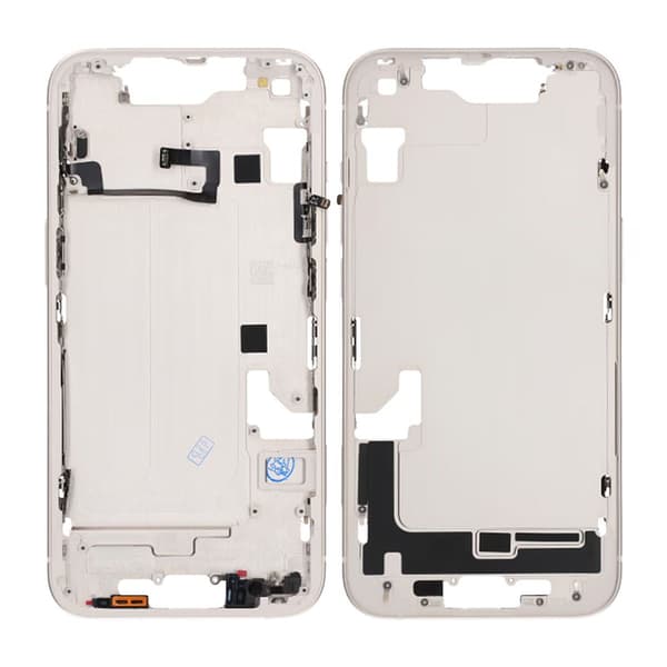 iPhone 14 Mittenram med smådelar OEM - Vit Vit
