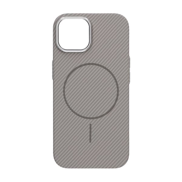 iPhone 15 Carbon Case - Grey Grå
