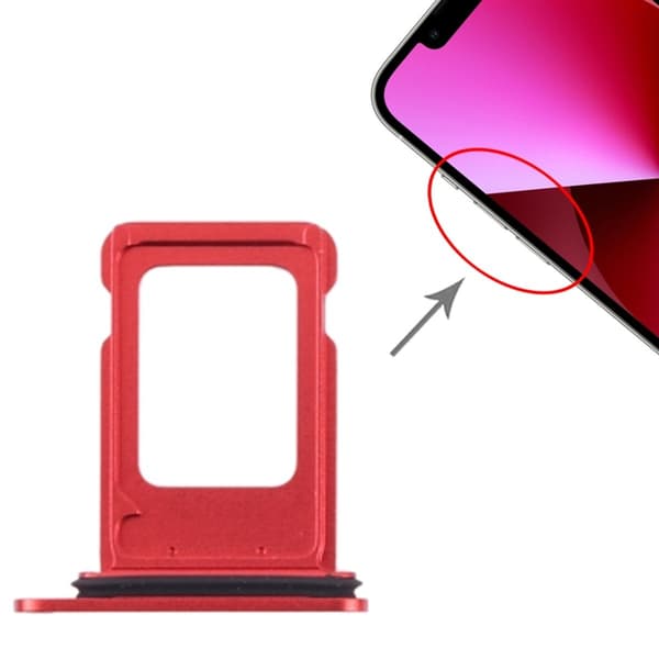 iphone 8 Plus Sim Card Tray Red