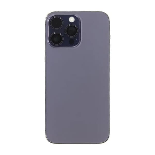 iPhone 14 Pro Max Baksida med Komplett Ram OEM - Lila Lila