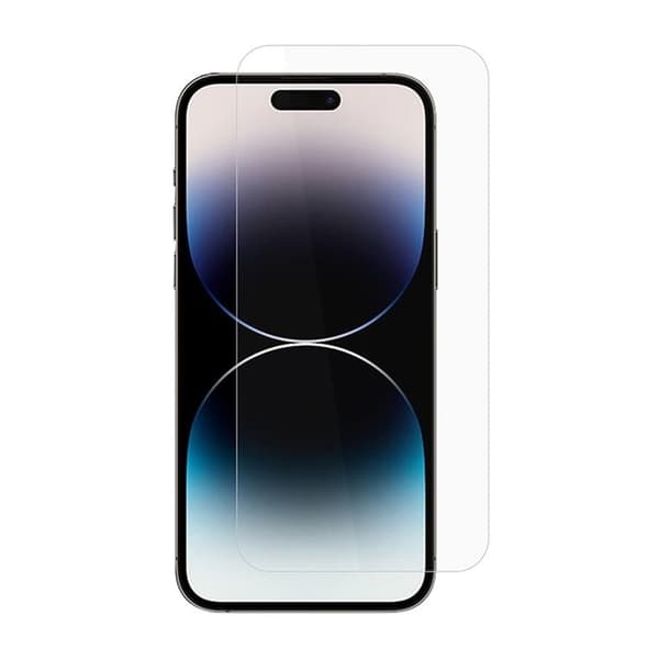 iPhone 15 16 Screen Protector - Tempered Glass Aluminum 2.5D Transparent