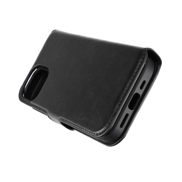 iPhone 15 Wallet Case Magnet Rvelon - Black Svart