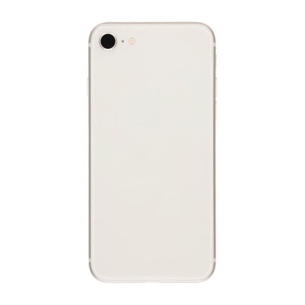 iPhone SE 2020 Baksida med Komplett Ram OEM - Vit Vit