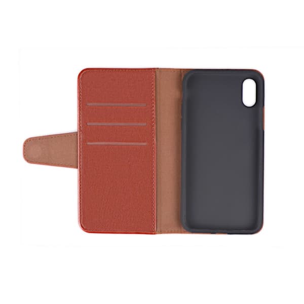 Case and extra Card Slot G-SP for iPhone XS Max - Brown Brun