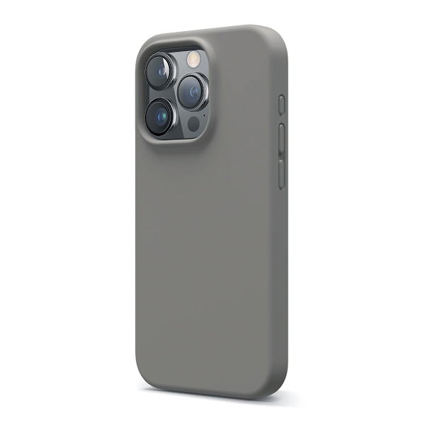 iPhone 16 Pro Case - Silicone With Magsafe Rvelon Grey Grå
