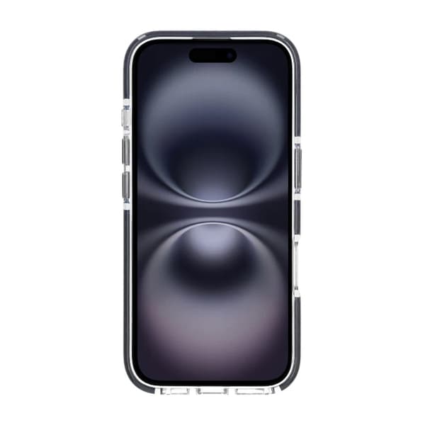 Patterned TPU Case for iPhone 16 with MagSafe - Black Svart