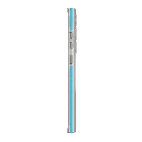Samsung Galaxy S23 Ultra Mobile Case Corrugated with Magnet Rvelon - Blue Blå
