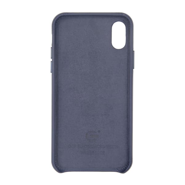Leather case for iPhone X and XS - Blue Blå