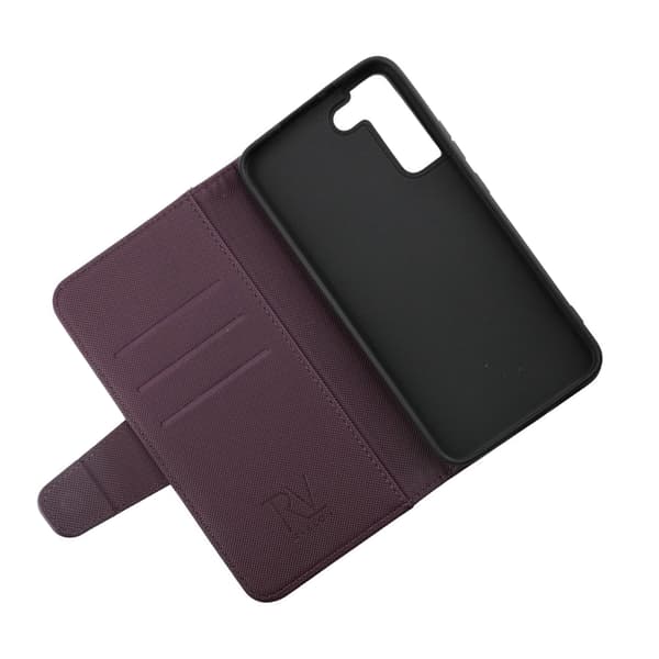 Samsung Galaxy S22 Plus Wallet Case Magnet - Dark Purple Lila