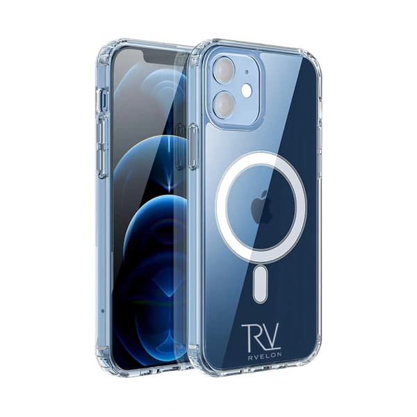 iPhone 12 Mini Shockproof MagSafe Case Rvelon - Transparent Transparent
