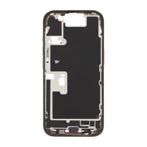 Mittenram med smådelar för iPhone 16 Pro - Sandfärgad Titan OEM