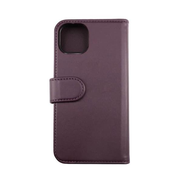 iPhone 13 Mini Plånboksfodral Magnet Rvelon - Mörklila Lila