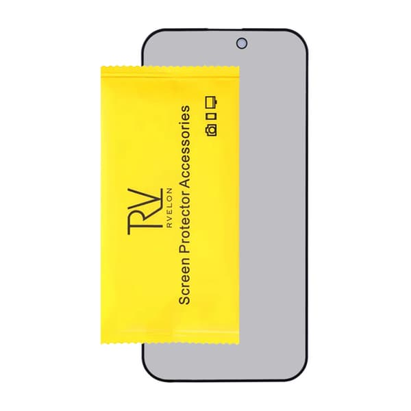 Screen Protector iPhone 16 Pro and 17 Full Coverage Privacy Tempered Glass