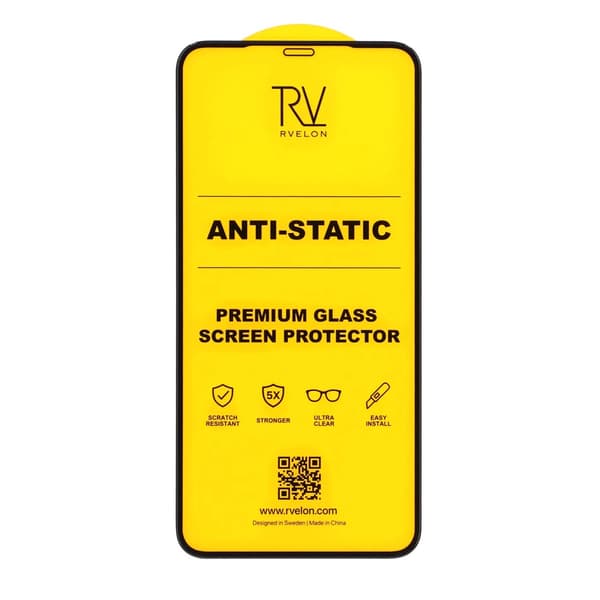 Rvelon Skärmskydd för iPhone 11 Pro/XS/X - 2.5D Härdat Glas - Bulk