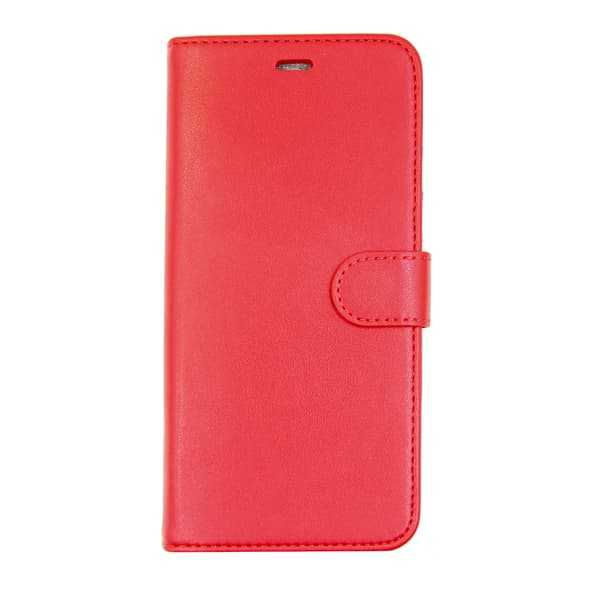 iPhone XS Max Wallet Case with Stand - Red Röd