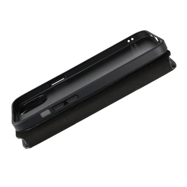 iPhone 15 Plus Wallet Case Magnet Rvelon - Black Svart
