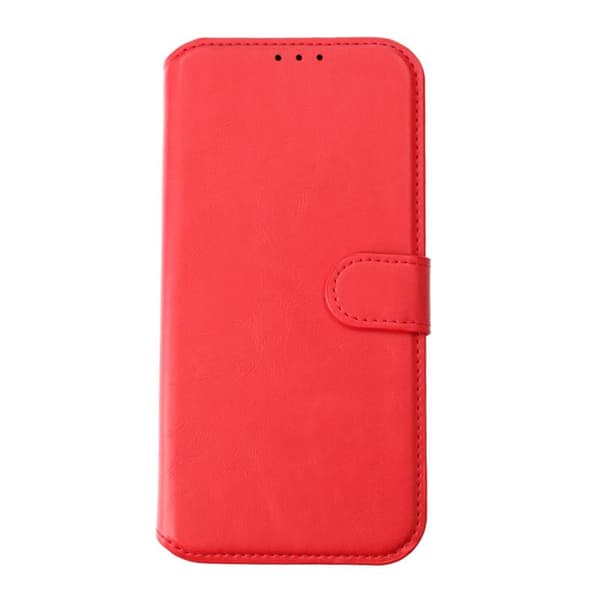 iPhone 15 Pro Max Wallet Case Magnet Rvelon - Red Röd